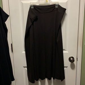 Long dark brown skirt